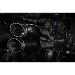 Zard Uitlaatsysteem GT RVS | Zwart | Harley Davidson 1250 Sportster S