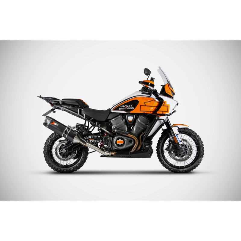 Zard Uitlaat RVS | Zwart | Harley Davidson 1250 Pan America