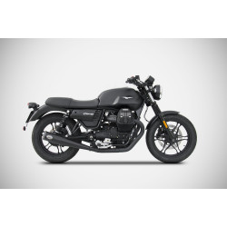 Zard Uitlaat Zuma RVS | Zwart | Moto Guzzi 744 V7 III