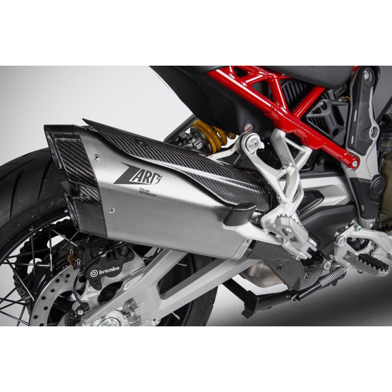 Zard Uitlaat Titanium | Zilver | Ducati 1158 Multistrada V4