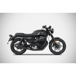 Zard Uitlaat Conisch Rond RVS | Zwart | Moto Guzzi 744 V7 III