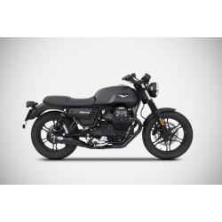 Zard Uitlaatsysteem Conisch Rond RVS | Zwart | Moto Guzzi 744 V7 III