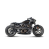 Zard Uitlaatsysteem GT RVS | Zwart | Harley Davidson 1250 Sportster S