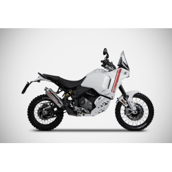 Zard Uitlaat Sabbia RVS | Zilver | Ducati 937 DesertX