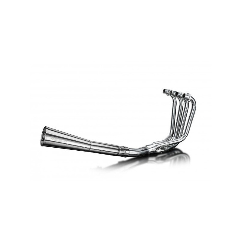 Delkevic Uitlaatsysteem 4-1 Classic Megaphone | Zilver | Kawasaki Z500