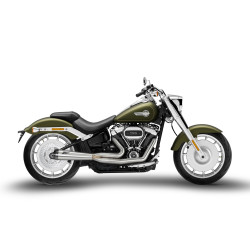 Zard Uitlaatsysteem 2-1 RVS | Zwart | Harley Davidson Softail Breakout & Softail Fat Bob 114