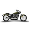 Zard Uitlaatsysteem 2-1 RVS | Zwart | Harley Davidson Softail Breakout & Softail Fat Bob 114