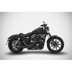 Zard Uitlaatsysteem 2-1 Sport RVS | Zwart | Harley Davidson XL1200 Sporster & XL883 Sportster