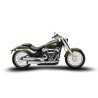 Zard Uitlaten RVS | Zwart | Harley Davidson Softail Breakout & Softail Fat Bob 114