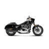 Zard Uitlaat RVS | Zwart | Harley Davidson Softail Sport Glide
