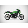 Zard Uitlaatsysteem Rond RVS | Zilver | Kawasaki Z900RS