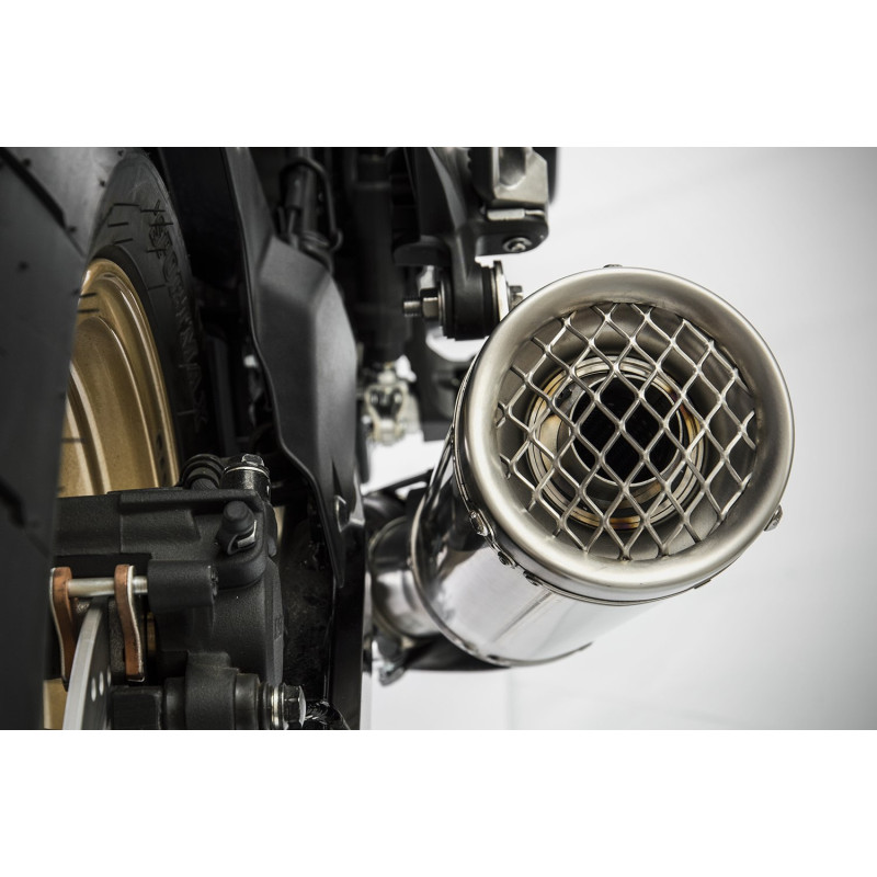 Zard Uitlaat Rond RVS | Zilver | Kawasaki Z900RS