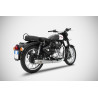 Zard Uitlaat Conisch RVS | Zilver | Royal Enfield 500 Bullet