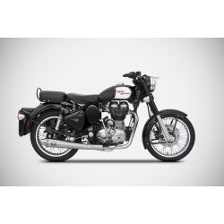 Zard Uitlaat Conisch RVS | Zilver | Royal Enfield 500 Bullet
