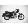 Zard Uitlaat Conisch RVS | Zilver | Royal Enfield 500 Bullet