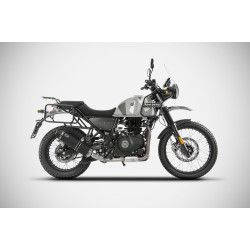 Zard Uitlaat Laag RVS | Zwart | Royal Enfield 411 Himalayan