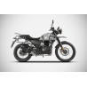 Zard Uitlaat Laag RVS | Zwart | Royal Enfield 411 Himalayan