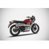Zard Uitlaatsysteem RVS | Zilver | Royal Enfield 650 GT Continental & 650 Interceptor