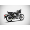Zard Uitlaat Conisch RVS | Zilver | Royal Enfield 500 Classic