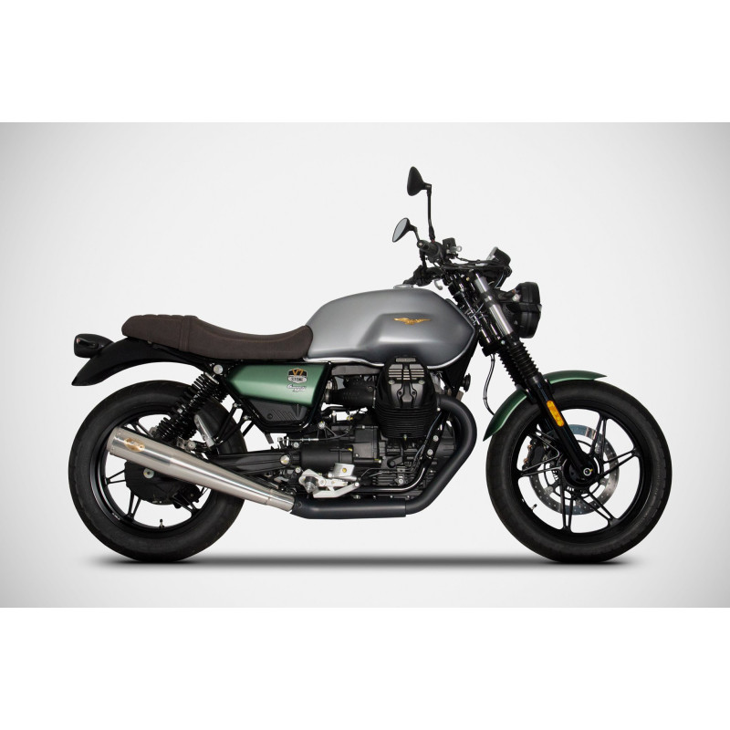 Zard Uitlaten RVS | Zilver | Moto Guzzi 850 V7