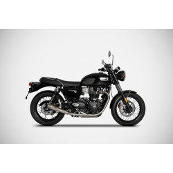 Zard Uitlaten RVS | Zilver | Triumph Bonneville 900 T100 & Bonneville T120