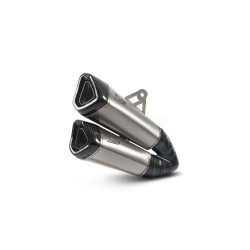 Zard Uitlaten Titanium | Zilver | Indian 1200 FTR