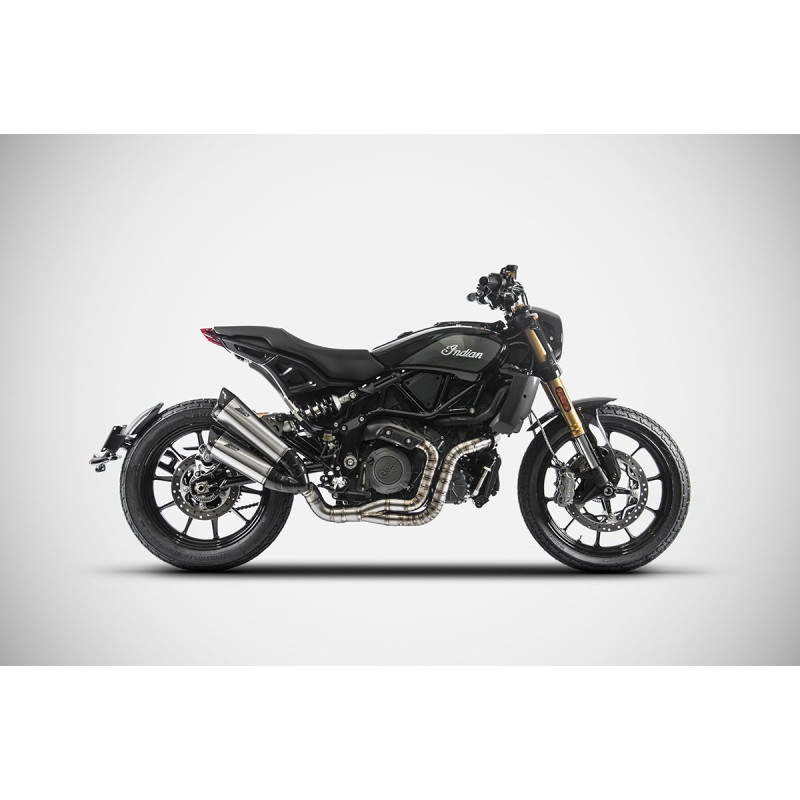 Zard Uitlaatbochten Titanium | Zilver | Indian 1200 FTR