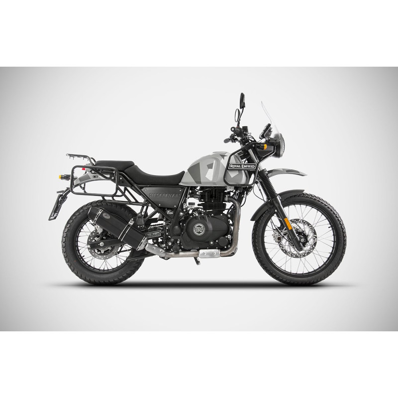 Zard Uitlaat Laag | Zwart | Royal Enfield 411 Himalayan