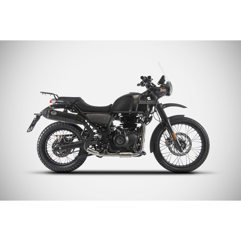 Zard Uitlaat Hoog | Zwart | Royal Enfield 411 Himalayan