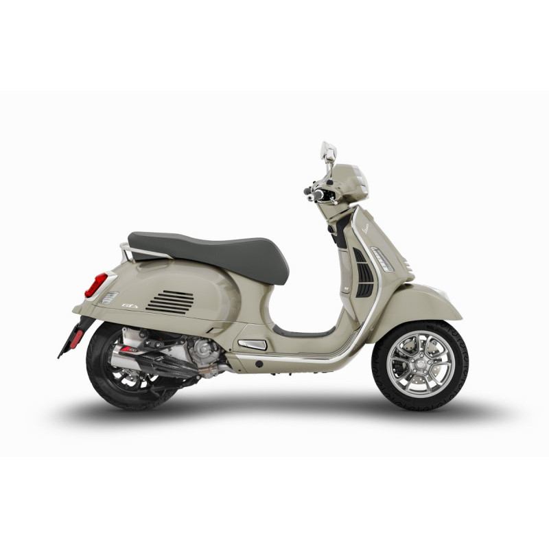 Zard Uitlaat Titanium | Zilver | Piaggio 300 GTS/300 GTV Vespa