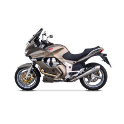 Zard Uitlaat 2-1 Conisch Rond RVS | Zilver | Moto Guzzi 1200 Norge