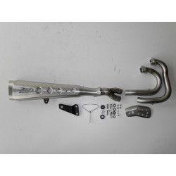 Zard Uitlaatsysteem 2-1 Hoog Short Hoog RVS | Zilver | Triumph Scrambler 865