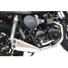 Zard Uitlaatsysteem 2-1 Laag Short Laag RVS | Zilver | Triumph Bonneville 800 & Scrambler/Thruxton 865
