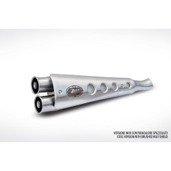 Zard Uitlaatsysteem 2-1 Hoog Special Edition RVS | Zilver | Triumph Scrambler 865