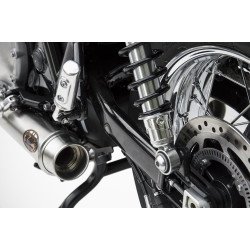 Zard Uitlaten Laag Short RVS | Zilver | Triumph Bonneville T120