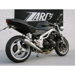 Zard Uitlaat 3-1 Conisch Rond RVS | Zilver | Triumph Speed Triple 955i