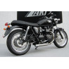 Zard Uitlaatsysteem Cross RVS | Zilver | Triumph Bonneville 800 & Scrambler/Thruxton 865