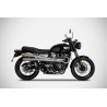 Zard Uitlaatsysteem Hoog RVS | Zilver | Triumph Bonneville 900 T100 & Bonneville T120