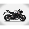 Zard Uitlaatsysteem Titanium | Zilver | Triumph Street Triple 765