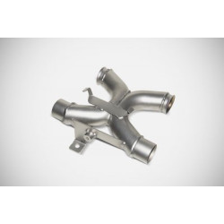 Zard Katalysator X-Pipe Zard/OEM RVS | Zilver | Triumph Bonneville T120 & Speed Twin 1200 & Street Twin 900 & Thruxton 1200 R/RS