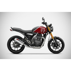 Zard Uitlaat RVS | Zilver | Triumph Scrambler 400 X & Speed 400