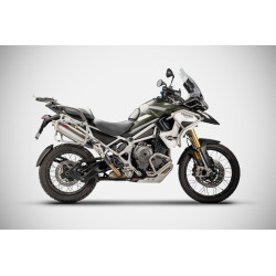 Zard Uitlaat RVS | Zilver | Triumph Tiger 1200