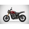 Zard Uitlaatsysteem RVS | Zilver | Triumph Scrambler 400 X & Speed 400