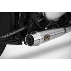Zard Uitlaten Short RVS | Zilver | Triumph Bonneville 1200 Bobber