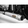 Zard Uitlaten Short RVS | Zilver | Triumph Bonneville 1200 Bobber