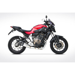 Zard Uitlaatsysteem RVS | Zilver | Yamaha MT-07