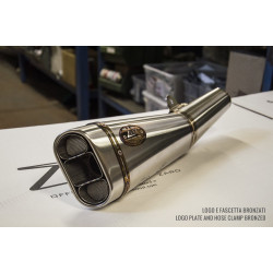 Zard Uitlaatsysteem RVS | Zilver | Yamaha MT-07