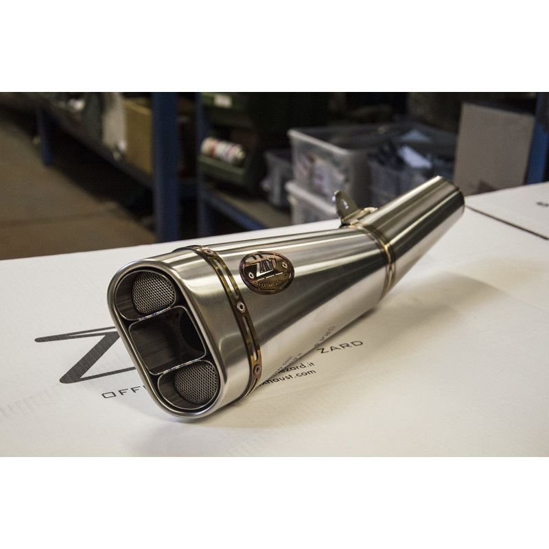 Zard Uitlaatsysteem Short RVS | Zilver | Yamaha MT-09 & MT09 Tracer 850