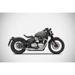 Zard Uitlaatbochten 2-2 RVS | Zilver | Triumph Bonneville 1200 Bobber