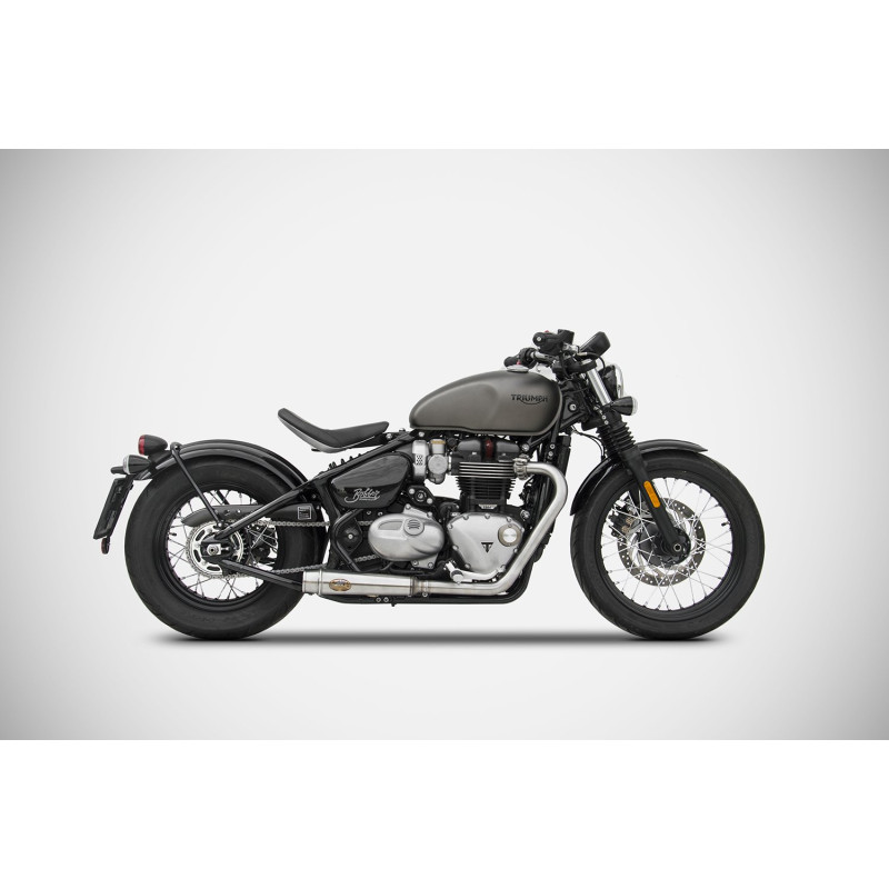 Zard Uitlaatbochten 2-2 RVS | Zilver | Triumph Bonneville 1200 Bobber